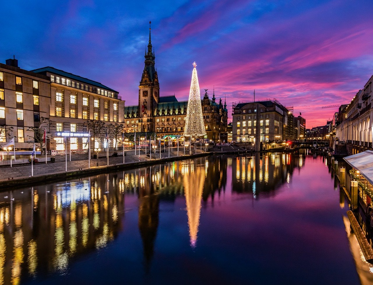 Chợ Giáng sinh ở Hamburg